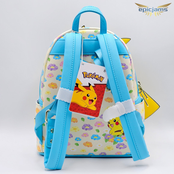 Loungefly Pokemon Pikachu Floral Crown Mini Backpack New